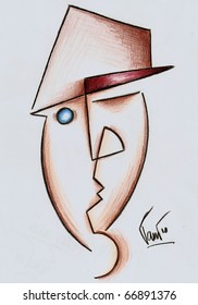 A man in hat