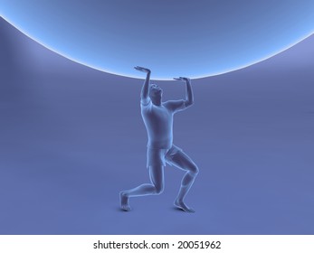 Man Holding Ball Stock Illustration 20051962 | Shutterstock