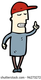 man with idea cartoon