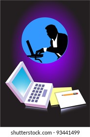 Man at Laptop