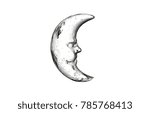 Man in the Moon 3D rendering