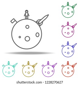man the moon icon