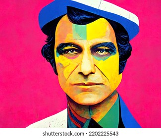 Man Portrait Carol III Young Royal Popart Poster 