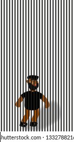 Man in prison