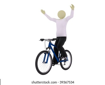 riding a bike with no hands