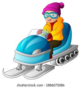 Snowmobile Children High Res Stock Images Shutterstock