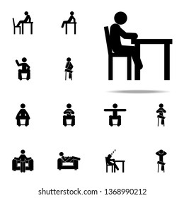 Sitting Position Icon Images, Stock Photos & Vectors | Shutterstock