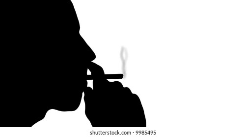 Man Smoking Stock Illustration 9985495 | Shutterstock