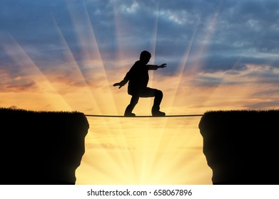 8,076 Man on a tightrope Images, Stock Photos & Vectors | Shutterstock