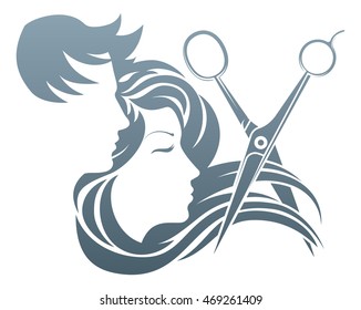 Male Female Hair Salon Logos Images Stock Photos Vectors Shutterstock
