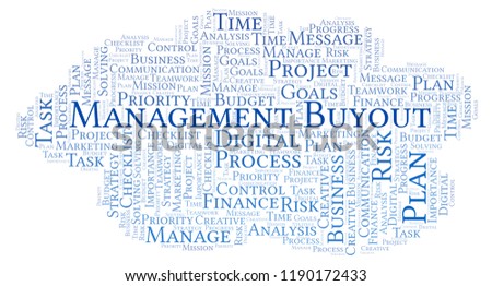 Management Buyout Word Cloud Made Text Stock Illustration Royalty Management Buyout Word Cloud Made With Text Only