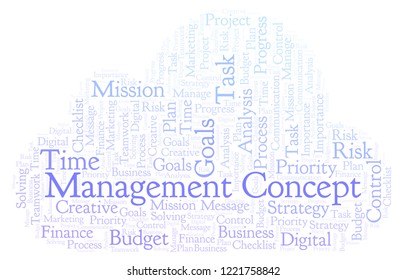 Management Concept Word Cloud Made Text Stock Illustration 1221758842 ...