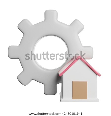 Management Property Strategy 3D Rendering Illsutration