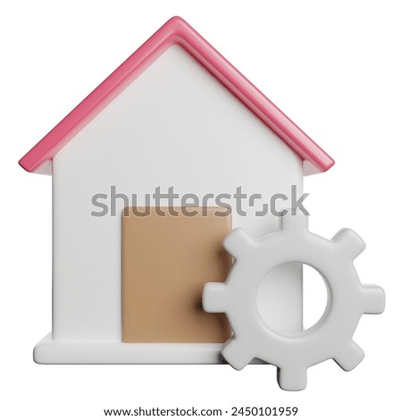 Management Property Strategy 3D Rendering Illsutration
