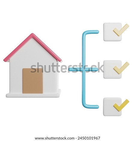 Management Property Strategy 3D Rendering Illsutration