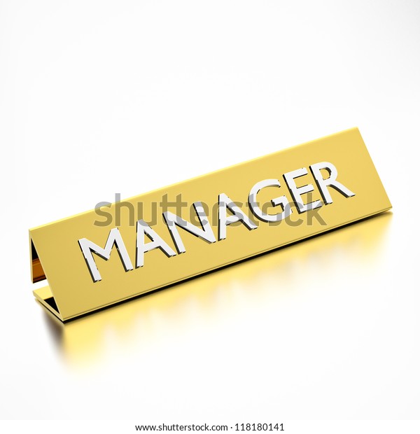 manager-job-title-on-nameplate-career-stock-illustration-118180141