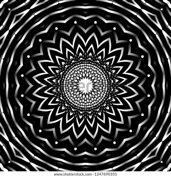 Download Mandala Design 3d Mandala Kaleidoscopic Art Stock Illustration 1247690101