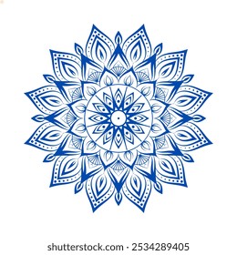 Diseño mandala con fondo