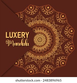 mandala invitation card vector design - Powered by Shutterstock