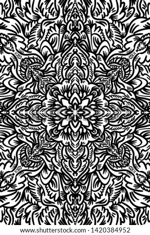 mandala pattern illustration art background