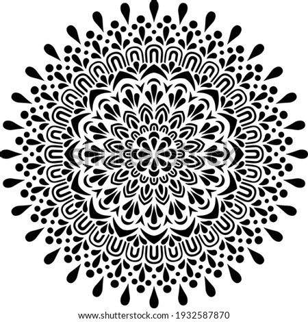 Mandala Pattern Stencil doodles sketch good mood
