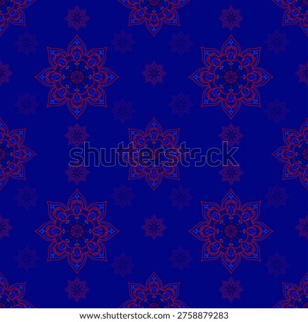 Mandala patterns can be used to decorate rugs or living room walls as desired.