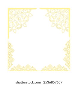 Mandala Wedding Frame Element Vector Design  - Powered by Shutterstock