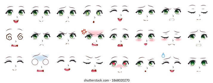 Anime Nose Images, Stock Photos & Vectors | Shutterstock