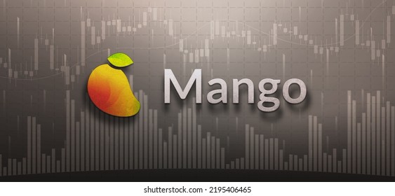 Mango Markets (MNGO) Fintech Cryptocurrency 8K HD Wallpaper And Block Chain 3D Render Banner