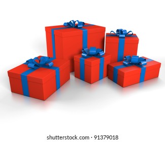 Many Gift Boxes