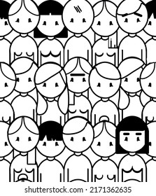 Many Simple Monochromatic People In Group