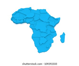 Map of Afrika