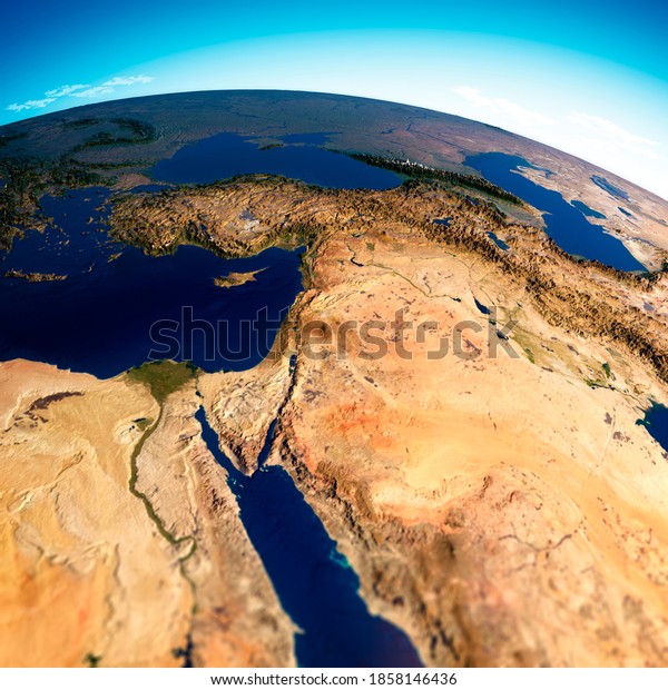Map Arabian Peninsula Middle East Physical Stock Illustration 1858146436 Map Arabian Peninsula Middle East 600w 1858146436