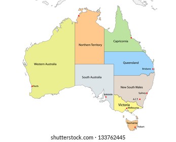 2,049 Victoria australia map Images, Stock Photos & Vectors | Shutterstock