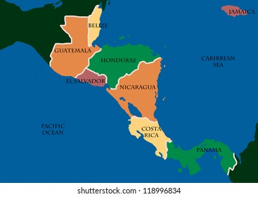 6,050 Map Of El Salvador Images, Stock Photos & Vectors | Shutterstock