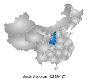 Map - China, Shaanxi