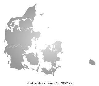 Denmark Dots Map Editable Map Vector Stock Vector (Royalty Free) 1928387375