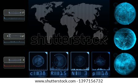 Map for data, events, information, moving. Background. 3d rendering