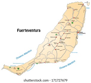 641 Fuerteventura Map Images, Stock Photos & Vectors | Shutterstock