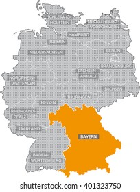 Map Germany Bavaria 260nw 401323750 