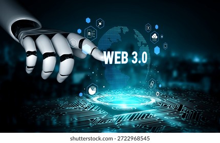 A map of global AI powered Web 3.0 decentralized applications. The ecosystem includes AI, cryptocurrency, blockchain, and decentralized finance. Motif