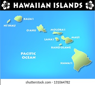 Map Of The Hawaiian Islands