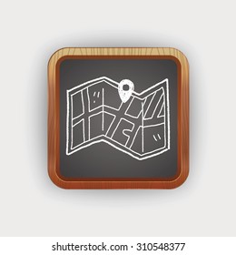 map location doodle