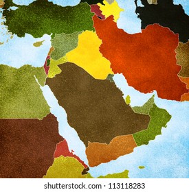 Map Of The Middle East