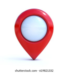 Map Pointer, Mark, Pin, Marker 3d Rendering