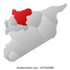 Map - Syria, Aleppo