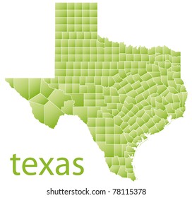 Map Texas State Usa Stock Illustration - Map Texas State Usa 260nw 78115378