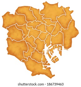 Map of Tokyo