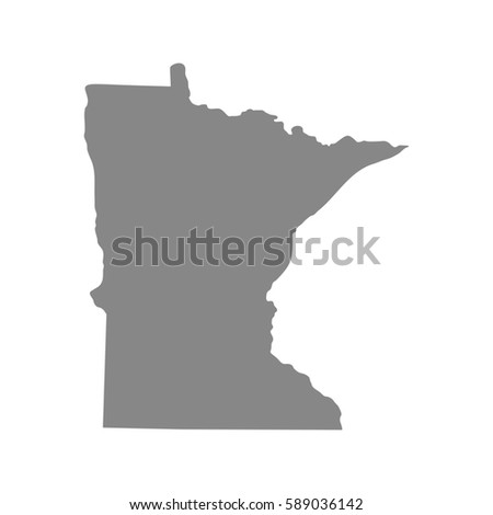 map of the U.S. state of Minnesota 