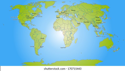 215 Worldmap capital cities Images, Stock Photos & Vectors | Shutterstock